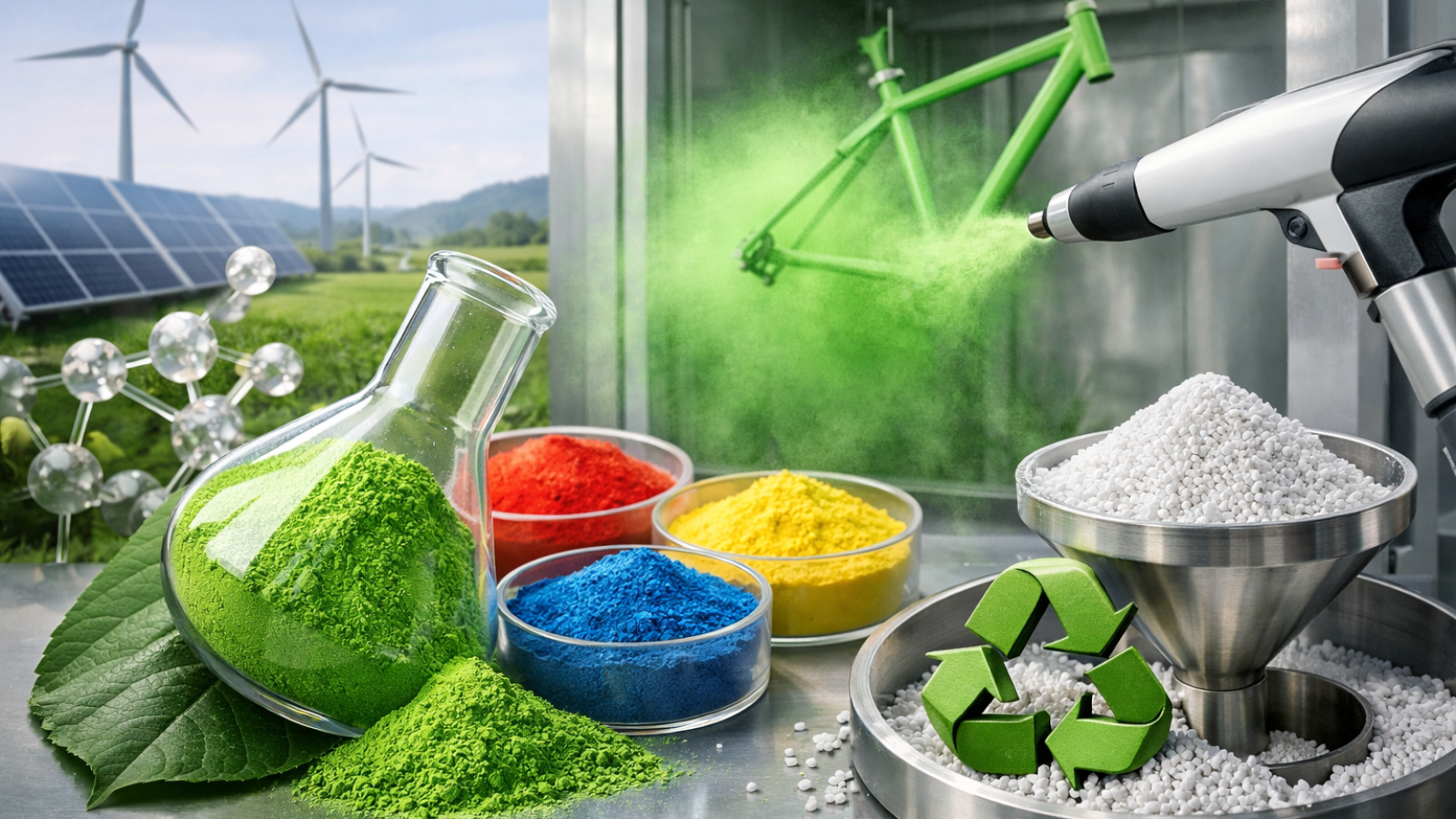 Ekologiczna produkcja farb proszkowych